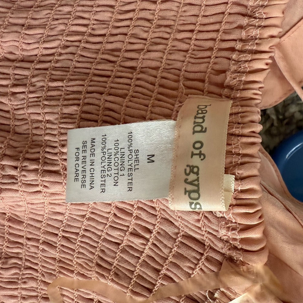 Used Adult Junior Medium Pink Rose Dress Band of Gypsies